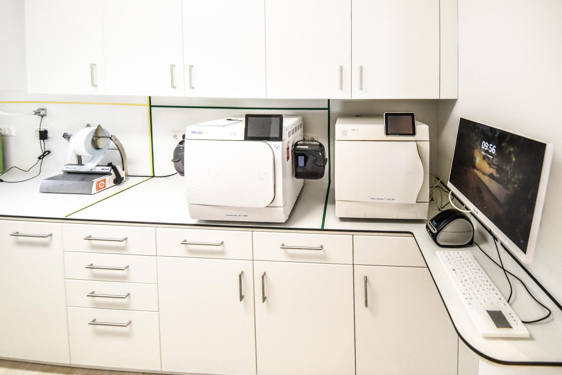 Steriraum in der Praxis Barge