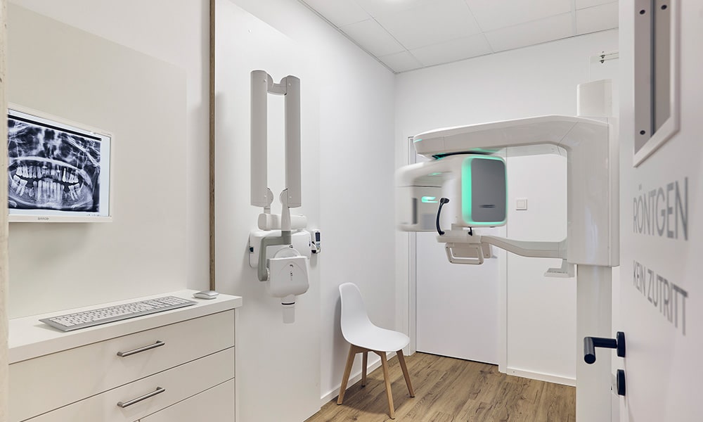 Röntgenraum in der Praxisklinik Dr. Kochel