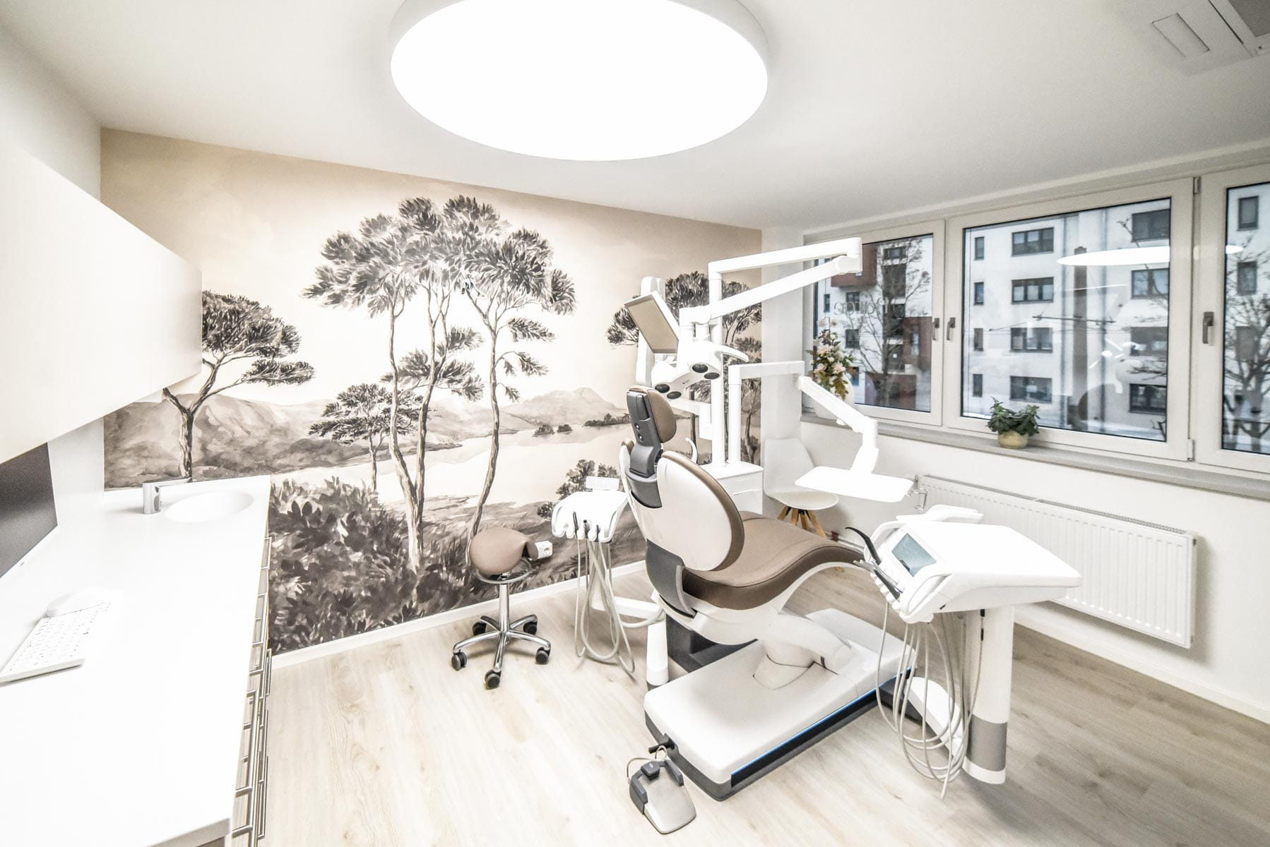 Behandlungszimmer in der Praxis Barge