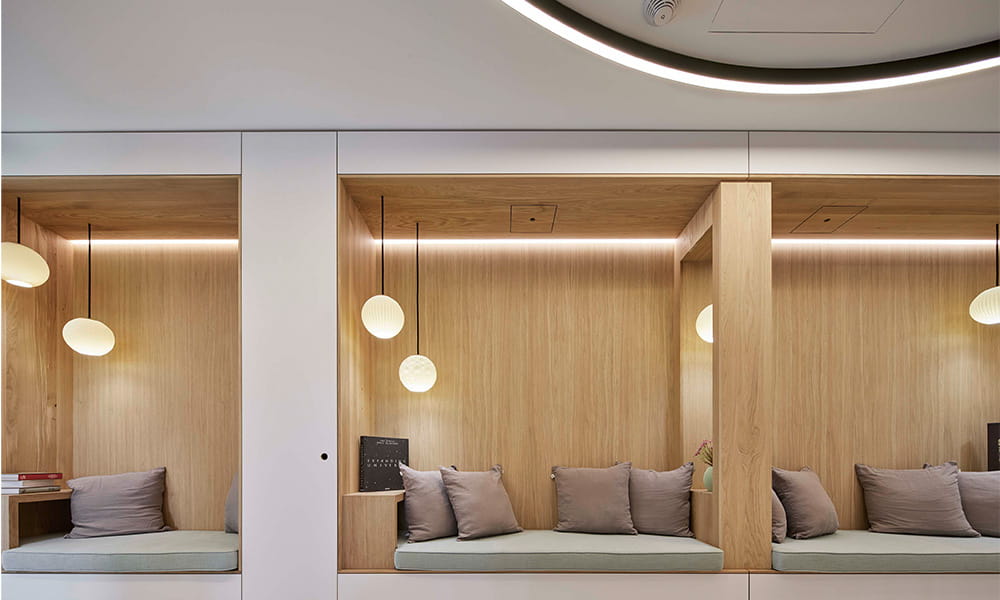 Sitznischen im Zahnzentrum Telgte